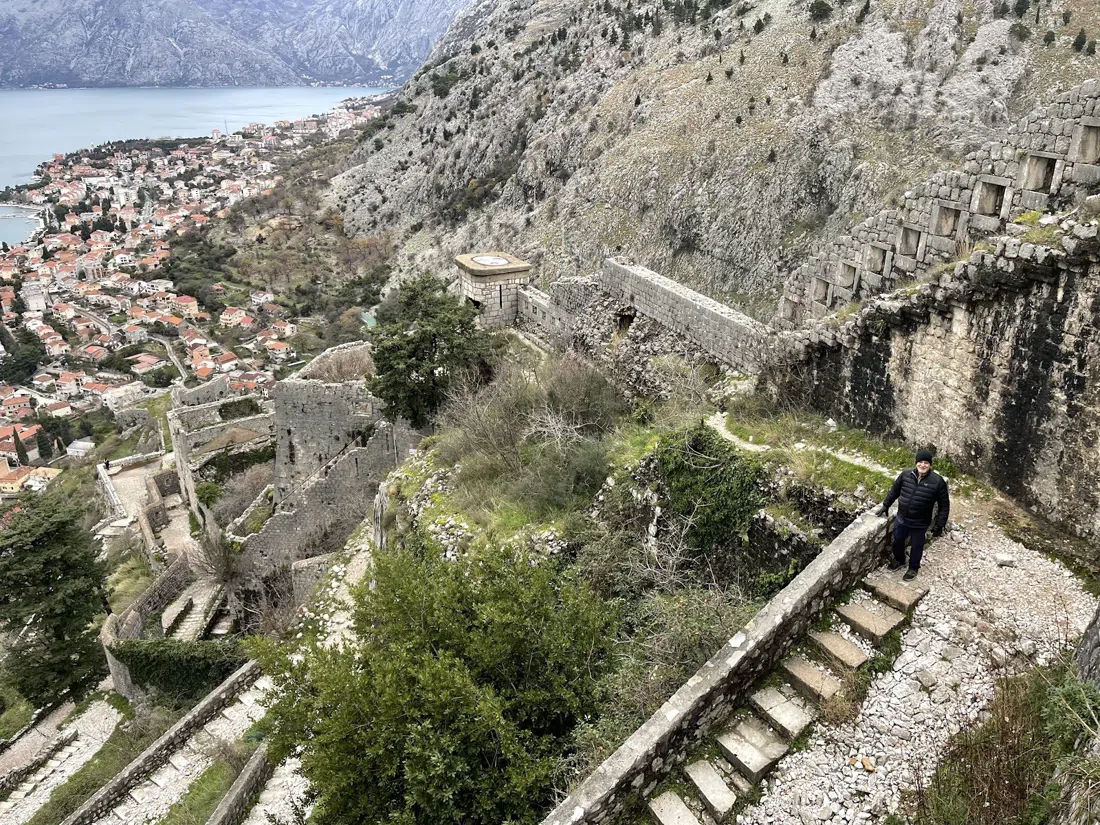 Kotor Old Town City Walls & St. John's Fortress, Dubrovnik