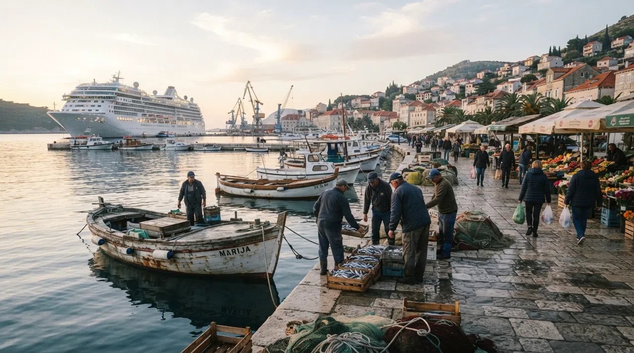 Gruž, Dubrovnik: the port where the city actually lives