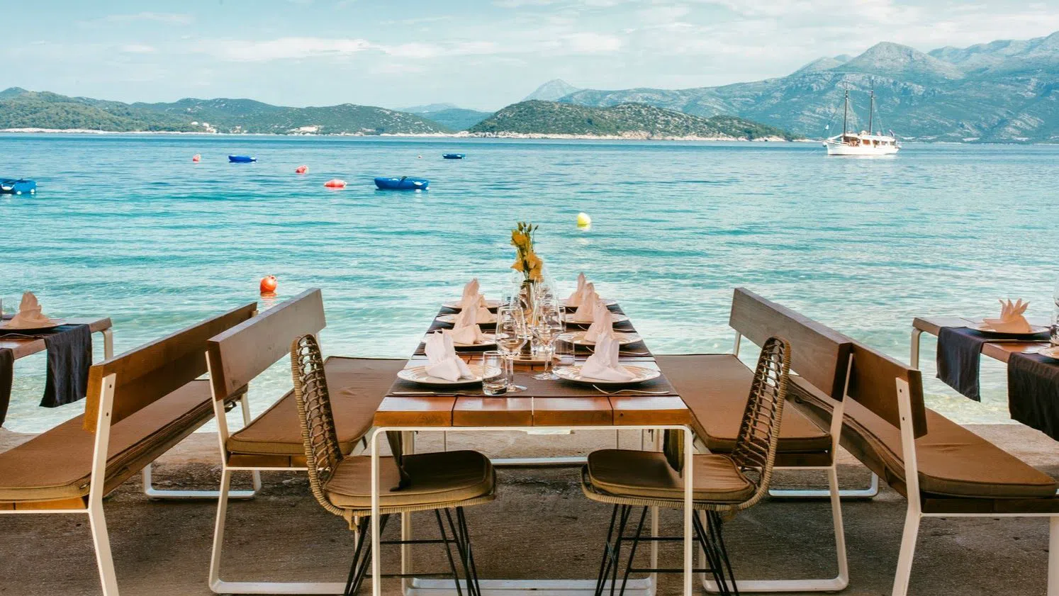 Lopud waterfront promenade (Obala Ive Kuljevana), Dubrovnik